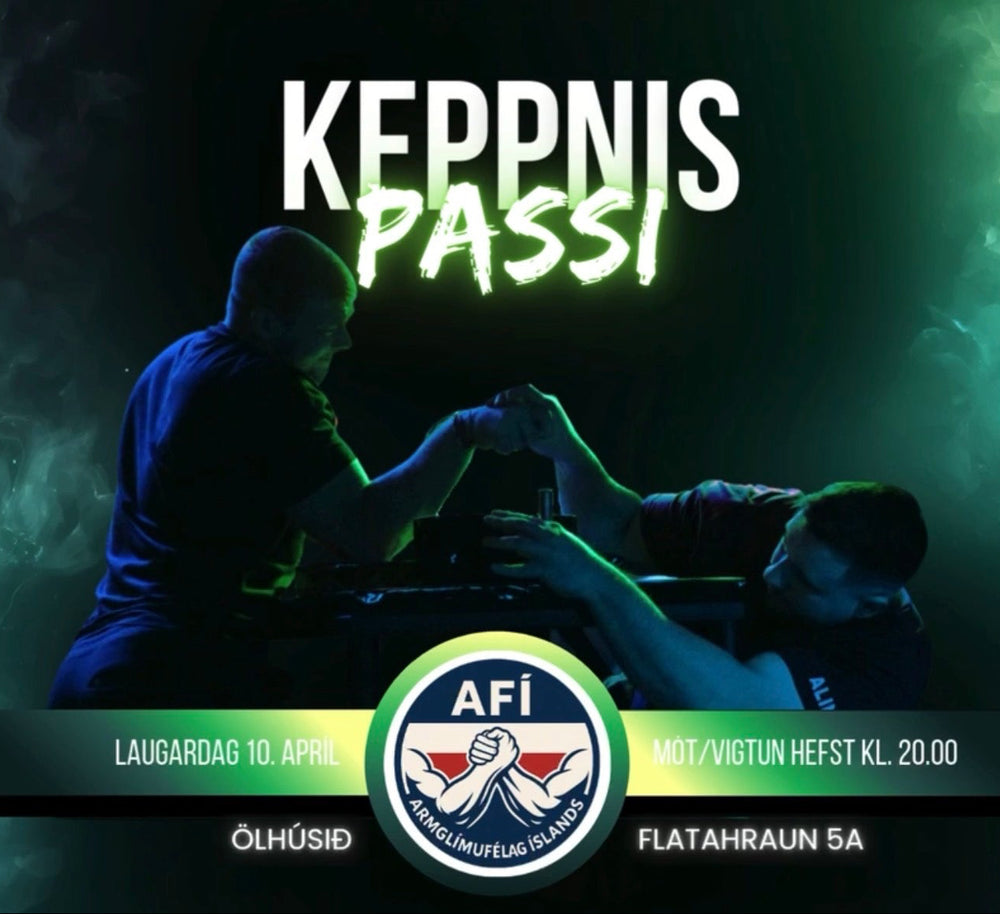 Keppnispassi fyrir Mót 10. Apríl